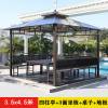 Picture of Portable Aluminium Four-Corner Gazebo Sun Protection Tent for Villa Garden