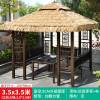 Picture of Outdoor Thatched Gazebo with Faux Straw Roof, Garden Pavilion for Resorts