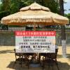 Picture of Outdoor Thatch Umbrella, Faux Straw Centre Pole Commercial Patio Umbrella for Hotels