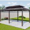 Picture of Chinese Style Aluminium and Wrought Iron Gazebo for Villa Garden and Rooftop Terrace