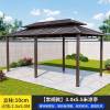 Picture of Chinese Style Aluminium and Wrought Iron Gazebo for Villa Garden and Rooftop Terrace