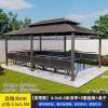 Picture of Chinese Style Aluminium and Wrought Iron Gazebo for Villa Garden and Rooftop Terrace