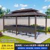 Picture of Chinese Style Aluminium and Wrought Iron Gazebo for Villa Garden and Rooftop Terrace