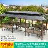 Picture of Outdoor Gazebo with Swing Set, Leisure Landscape Pavilion for Garden and Terrace