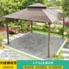 Picture of Four-Post Gazebo with Galvanised Steel Roof, Villa Garden Terrace Sun and Rain Shelter