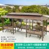 Picture of Outdoor Gazebo with Swing Set, Leisure Landscape Pavilion for Garden and Terrace