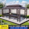 Picture of Chinese Style Aluminium and Wrought Iron Gazebo for Villa Garden and Rooftop Terrace