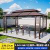 Picture of Chinese Style Aluminium and Wrought Iron Gazebo for Villa Garden and Rooftop Terrace
