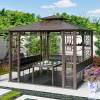 Picture of Aluminium Alloy Gazebo for Villa Garden, Sun Shade Pavilion, Chinese Style Terrace and Rooftop Canopy