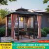 Picture of Aluminium Alloy Gazebo for Villa Garden, Sun Shade Pavilion, Chinese Style Terrace and Rooftop Canopy