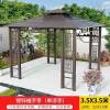 Picture of Aluminium Alloy Gazebo for Villa Garden, Sun Shade Pavilion, Chinese Style Terrace and Rooftop Canopy