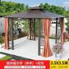 Picture of Aluminium Alloy Gazebo for Villa Garden, Sun Shade Pavilion, Chinese Style Terrace and Rooftop Canopy