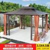 Picture of Aluminium Alloy Gazebo for Villa Garden, Sun Shade Pavilion, Chinese Style Terrace and Rooftop Canopy