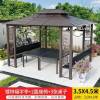 Picture of Aluminium Alloy Gazebo for Villa Garden, Sun Shade Pavilion, Chinese Style Terrace and Rooftop Canopy