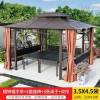 Picture of Aluminium Alloy Gazebo for Villa Garden, Sun Shade Pavilion, Chinese Style Terrace and Rooftop Canopy