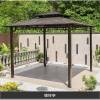 Picture of Outdoor Aluminium Gazebo, Chinese Style Shade and Rain Canopy for Garden and Terrace