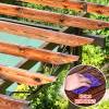 Picture of Outdoor Carbonised Timber Grape Pergola, Rot and Water Resistant, UV Protected, Garden Gazebo