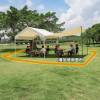 Picture of 3x3m Outdoor Market Stall Tent, Four-Leg Pop-Up Canopy, Rainproof, Commercial