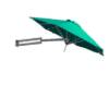 Picture of Wall Mounted Folding Sun Umbrella, Retractable Rotating Outdoor Patio and Balcony Shade