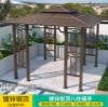 Picture of Outdoor Wrought Iron Aluminium Gazebo, Villa Garden Rooftop Terrace Sun Shelter