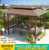 Picture of Outdoor Wrought Iron Aluminium Gazebo, Villa Garden Rooftop Terrace Sun Shelter