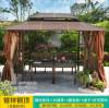 Picture of Outdoor Wrought Iron Aluminium Gazebo, Villa Garden Rooftop Terrace Sun Shelter