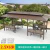Picture of Wrought Iron Pergola Gazebo, Outdoor Villa Garden Terrace Rain and Sun Shelter