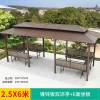 Picture of Wrought Iron Pergola Gazebo, Outdoor Villa Garden Terrace Rain and Sun Shelter