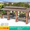 Picture of Wrought Iron Pergola Gazebo, Outdoor Villa Garden Terrace Rain and Sun Shelter
