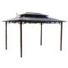 Picture of Waterproof Outdoor Gazebo with Swing, Table and Chairs for Garden and Patio