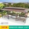 Picture of Wrought Iron Pergola Gazebo, Outdoor Villa Garden Terrace Rain and Sun Shelter