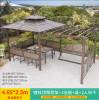 Picture of Galvanised Steel Pergola Gazebo with Solid Timber for Outdoor Villa Garden and Rooftop