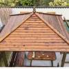 Picture of Aluminium Pergola Gazebo with Swing, Table and Chairs, Treated Timber, Outdoor Garden