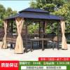 Picture of Outdoor Garden Gazebo Pergola, Treated Timber, Four-Post Pavilion, Galvanised Roof Shade