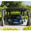 Picture of Retractable Portable Carport Shelter for Home, Sun and Rain Protection