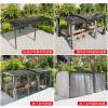Picture of Retractable Portable Carport Shelter for Home, Sun and Rain Protection