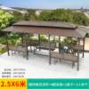 Picture of Extra Large Galvanised Steel Gazebo Pergola with Swing for Courtyard and Rooftop