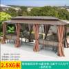 Picture of Extra Large Galvanised Steel Gazebo Pergola with Swing for Courtyard and Rooftop