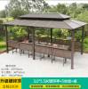 Picture of Extra Large Galvanised Steel Gazebo Pergola with Swing for Courtyard and Rooftop