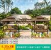Picture of Extra Large Galvanised Steel Gazebo Pergola with Swing for Courtyard and Rooftop