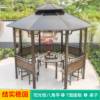 Picture of Outdoor Hexagonal or Octagonal Gazebo with Polycarbonate Roof, Rain and Sun Shelter
