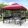 Picture of Four-Post Outdoor Gazebo Canopy for Market Stalls, Events and Advertising, Garden Carport