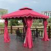 Picture of Four-Post Outdoor Gazebo Canopy for Market Stalls, Events and Advertising, Garden Carport