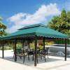 Picture of Four-Post Outdoor Gazebo Canopy for Market Stalls, Events and Advertising, Garden Carport