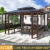 Picture of Outdoor Aluminium Gazebo with Wrought Iron Details for Garden, Patio and Rooftop Terrace