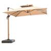 Picture of Hydraulic Roman Patio Umbrella, Commercial Large Outdoor Umbrella for Garden and Stalls