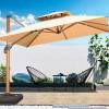 Picture of Hydraulic Roman Patio Umbrella, Commercial Large Outdoor Umbrella for Garden and Stalls