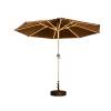 Picture of Balcony and Kiosk Umbrella, Outdoor Sun Umbrella with LED and Solar Centre Pole for Cafes and Gardens