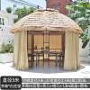 Picture of Portable Round Garden Gazebo Sun Shade Tent for Farm, Rooftop Terrace and Villa
