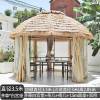 Picture of Portable Round Garden Gazebo Sun Shade Tent for Farm, Rooftop Terrace and Villa